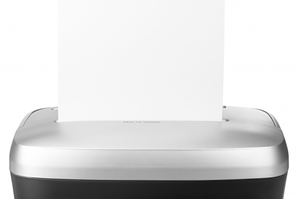 Знищувач документів 2E S-1012CD до 10 аркушів, перехресна різка 4x35 мм, 21л + різка CD - фото 5