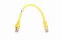 Патч-корд 2E Cat 5e,UTP,RJ45, 26AWG ,7/0.16 Cu, 0.20 m, PVC,Yellow