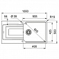 Кухонні мийки Franke UBG 611-100 XL/ 114.0574.934 - фото 2
