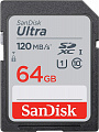 Карта пам'ятi SanDisk 64GB SDXC C10 UHS-I R120MB/s Ultra