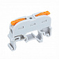 Клемма быстрого монтажа PCT-211 на DIN-рейку с рычагами на 2 провода - фото 1