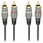 Кабель Cablexpert (CCAP-202-1.5M) 2RCA-2RCA, 1.5м, Black - фото 1