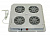 Вентиляторна панель 4 вентилятори ZPAS 230В, 30Вт