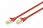 Патч-корд DIGITUS CAT 6a S-FTP, 0,5м, AWG 26/7 червоний - фото 1