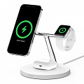 Беспроводное зарядное устройство Belkin 3in1 MagSafe iPhone 12 Wireless Charger, white