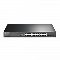 Коммутатор TP-LINK TL-SG3428XMP 24xGE/PoE+384W 4x10GE SFP+ L2 JetStream 19" 1U