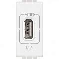 Bticino LL Зарядка USB 1,1А 1м бел