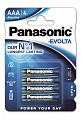 Батарейка Panasonic EVOLTA лужна AAА блістер, 4 шт.