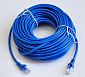Патч-корд литой, UTP, RJ45, Cat.5e, 20m, синий - фото 1