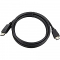 Кабель Atcom (20120)  HDMI-DisplayPort, 1.8м, черный, пакет