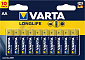 Батарейка VARTA LONGLIFE AA BLI 10 ALKALINE - фото 1