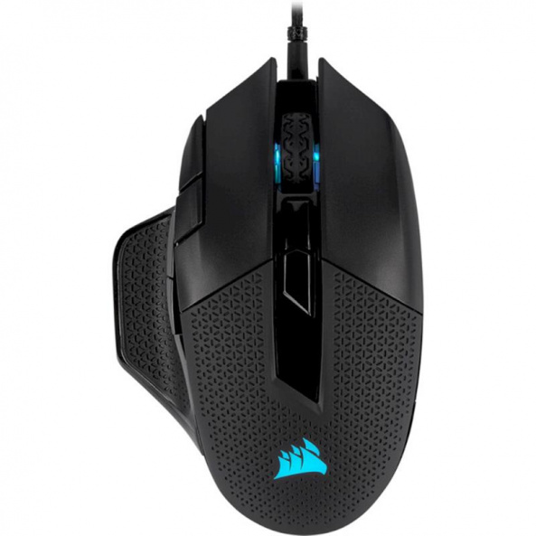 Мишка Corsair Nightsword RGB Tunable FPS/MOBA Gaming Mouse Black (CH-9306011-EU) USB - фото 1