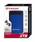 Жорсткий диск Transcend StoreJet 2.5" USB 3.1 2TB StoreJet 25H3 Blue - фото 1