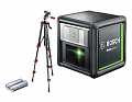 Нівелір лазерний Bosch Quigo Green + штатив, точність ± 0.8 мм/м, 0.27 кг