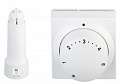 Терморегулятор Danfoss 5068, подключения RA, выносной датчик, регулировка 8-28 °C белый