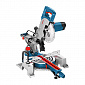 Пила торцювальна Bosch GCM 800 SJ, 1400 Вт, 216 ммповорот Л 47°/П 47°, нахил Л 45°, 13.5 кг - фото 1