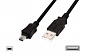 Кабель USB 2.0 (AM/miniB 5pin) DIGITUS 1.8м Black/Черный, bulk - фото 1