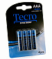 Батарейка Tecro Extra Energy Alkaline AAA/LR03 BL 4 шт - фото 1