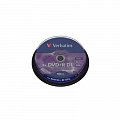 DVD+R Verbatim (43666) 8,5GB 8x Cake Box 10 шт Dual Layer
