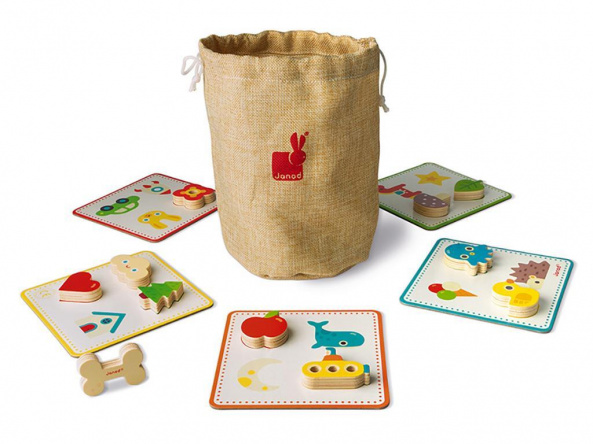 Настільна гра Janod Лото. Вивчаємо форми J05318 - фото 3