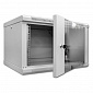 Шкаф серверный SteelNet 6U 600 x 450 для сетевого оборудования (стекло, серый) - фото 2