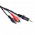 Аудио-кабель Cablexpert (CCA-458-5M) 3.5mm-2хRCA 5м, стерео, Black