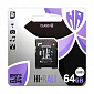 Карта пам`ятi MicroSDXC  64GB UHS-I/U3 Class 10 Hi-Rali + SD-adapter (HI-64GBSDU3CL10-01) - фото 1