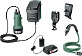 Насос дренажний Bosch Garden Pump акумуляторний, занурювальний, 18В, 2000 л/год, до 30хв