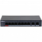 Неуправляемый PoE-коммутатор Dahua DH-CS4010-8ET-110 с 8 портами PoE - фото 1