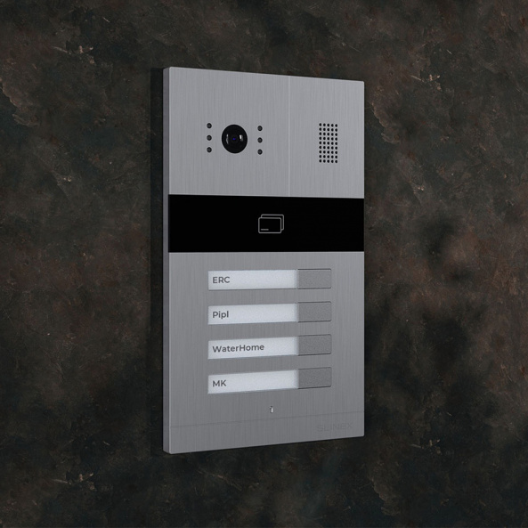 Відеопанель на 4 абоненти Slinex MA-04 зі зчитувачем EM-Marine/Mifare - фото 9