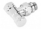 Запорный клапан Danfoss RLV-CX, вх. 1/2" - вых. 1/2", угловой, хром - фото 3