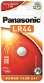 Батарейка Panasonic лужна LR44(A76, AG13, G13A, PX76, GP76A, RW82) блістер, 1 шт.