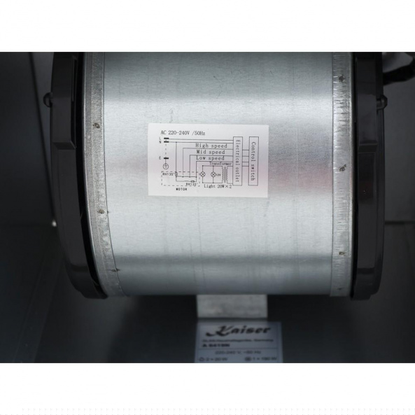 Вытяжка купольная Kaiser A6419N - 60 см/780м3/нерж. сталь+ стекло - фото 11