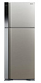 Холодильник с верхней мороз. HITACHI R-V540PUC7BSL, 184х74х72см, 2 дв., Х- 345л, М- 105л, A++, NF, Инвертор, Нерж