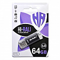 USB3.0 64GB Hi-Rali Rocket Series Black (HI-64GB3VCBK)