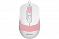 Мышь A4Tech FM10 White/Pink USB
