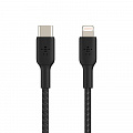 Кабель Belkin USB-С - Lightning, BRAIDED, 2m, black