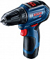Шуруповерт-дриль Bosch GSR 12V-30 безщітковий, 2x2.0 Ач, GAL 12V-40, кейс - фото 1