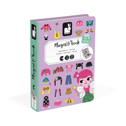 Магнитная книга Janod Наряды для девочки J02718 - фото 5