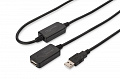 Удлинитель DIGITUS USB 2.0 Active Cable, A/M-A/F, 20 m