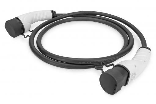 Кабель зарядний DIGITUS EV Three Phase, 415V, 16A, 10 m Type 2 to Type 2 Standard - фото 1