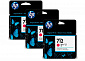 Картридж HP No.712 DesignJet Т230/Т630 Magenta 3-Pack 29-ml - фото 1