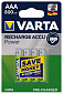 Акумулятор Varta Recharge Accu AAA/HR03 Ni-MH 800 mAh BL 4шт - фото 1