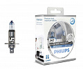 Лампа галогенная Philips H1 WhiteVision +60%, 3700K, 2шт/блистер