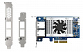 Сетевая карта QNAP Dual-port BASET 10GbE network expansion card PCIe 3.0 x4