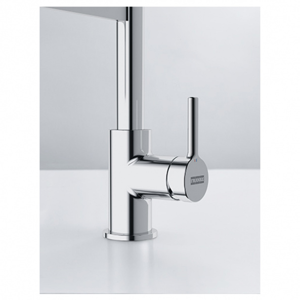 Змішувач Franke Lina /115.0626.087/з витяжним виливом та функцією душу/ одноричажний/хром-сірий - фото 2