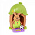 Игровой набор Li'l Woodzeez Домик c сюрпризом (зеленая крыша, 1 фигурка кролика, 1 аксессуар)