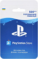 Карта поповнення гаманця PlayStation Store 500  грн