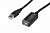 Кабель DIGITUS USB 2.0 (AM/AF) активний подовжувач 25м Black