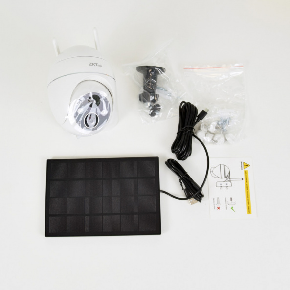 IP-відеокамера 3 Мп ZKTeco C4DS WiFi Solar PTZ для системи відеонагляду - фото 5